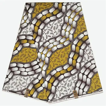 

veritable wax guaranteed real wax ankara fabric batik cotton fabric block print fabric A1161