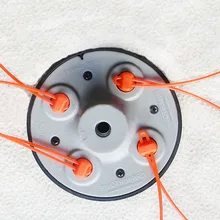 Пластиковая универсальная триммерная головка подходит для большинства бензиновых стриммеров