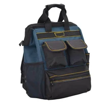 Сумка-рюкзак для инструментов, водонепроницаемые сумки для инструментов, многофункциональный рюкзак с 21 карманами, универсальная сумка для инструментов на плечо для электрика