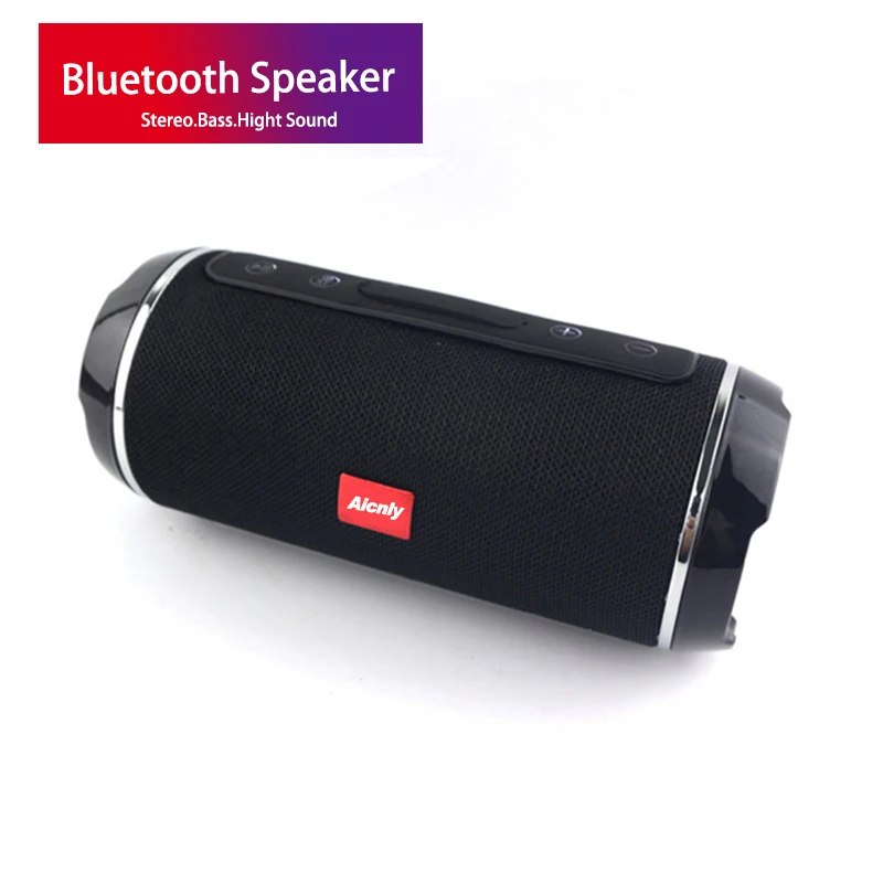 Wireless 10w Bluetooth 4.2 Speaker Column Vibrating Portable High Power