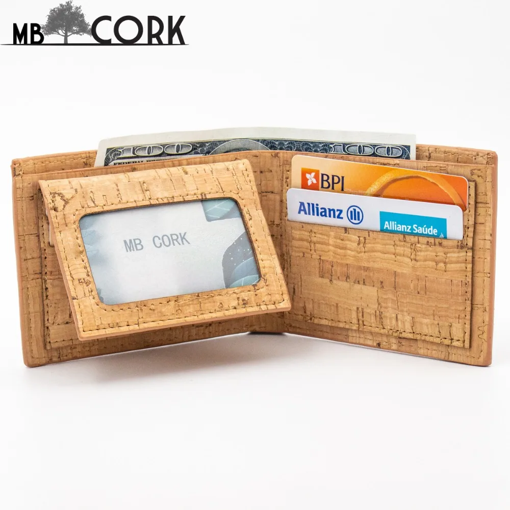

Cork bags cork wallet for men Rustic natural men cork wallet Original handmade men's cork wallet, cork supplies BAG-400