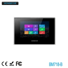 HOMSECUR BM718-B Snapshot& recording Monitor для HDK серии видео и аудио Домашний домофон