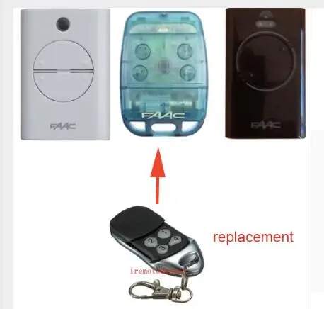

FAAC XT2/XT4/TE4433H/787452/433LC replacement remote Rolling code 433 mhz fine