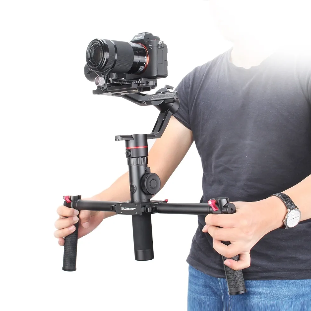 US $379.00 FeiyuTech Feiyu Tech AK2000 3Axis Camera Stabilizer Handhel Gimbal For Sony Canon Panasonic 28 Kg Payload With Dual Handle