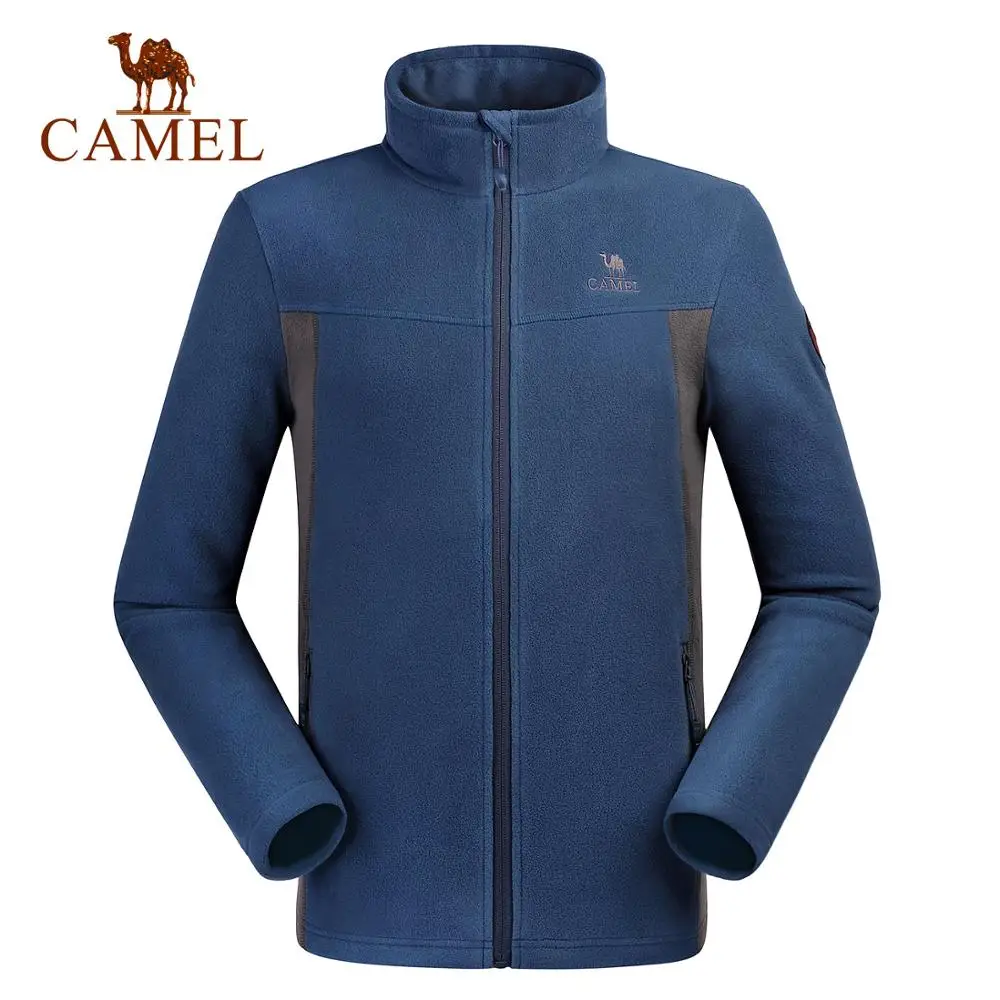Мужская Уличная флисовая куртка CAMEL для пеших прогулок и походов Ветровка из