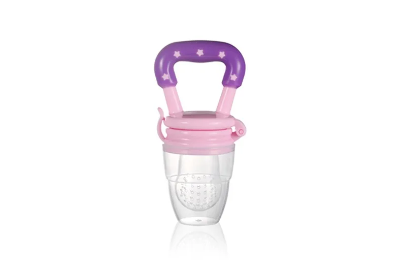 Colorful Baby Fruits And Vegetables Bite Bags Infant Teether Pacifier Reassure Chlidren Silicone Buckle Drinkers  (3)