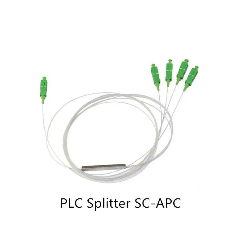 50 шт. Ftth mini Type Plc 1X4 волоконно оптический сплиттер с SC/UPC для GPON OLT Бесплатная