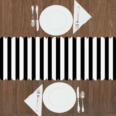 Else черный, белый, серый; дамасский, геометрический, скатерть, дорожка для дома, украшения для кухни, столовой, свадьбы, дня рождения, 40X140 см - Цвет: Pattern-7