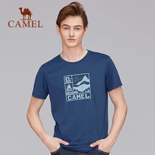 CAMEL, мужская, женская, для улицы, быстросохнущая футболка, летняя, с коротким рукавом, дышащая, мягкая, для бега, пешего туризма, Спортивная, Повседневная рубашка, с круглым вырезом, топы