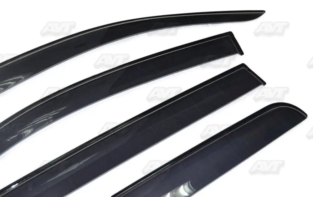 Window deflectors for Toyota Hilux 2006- 1 set-4 pcs car styling wind decoration guard vent visor rain guards