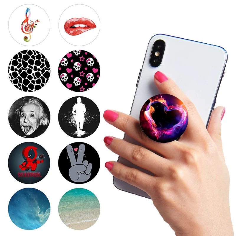 

Pop Socket for Phones 180 Degree Rotatable Mobile Phone Holder Finger Ring Holder Cell Phone Marble Grip Stand Bracket Popsocket