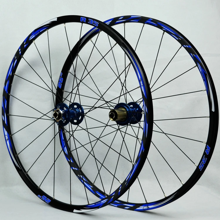 Top mountain bike bicycle wheel front 2 rear 4 bearing japan hub 24h super smooth wheel wheelset Rim26in 27.5in QR 1580g 21 Top mountain bike bicycle wheel front 2 rear 4 bearing japan hub 24h super smooth wheel wheelset Rim26in 27.5in QR 1580g 21