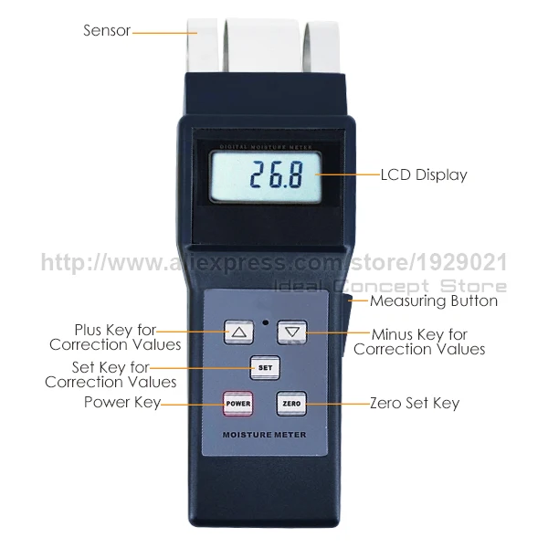 4-Ideal-Concept-Moisture-meter-MC-7812-Parts