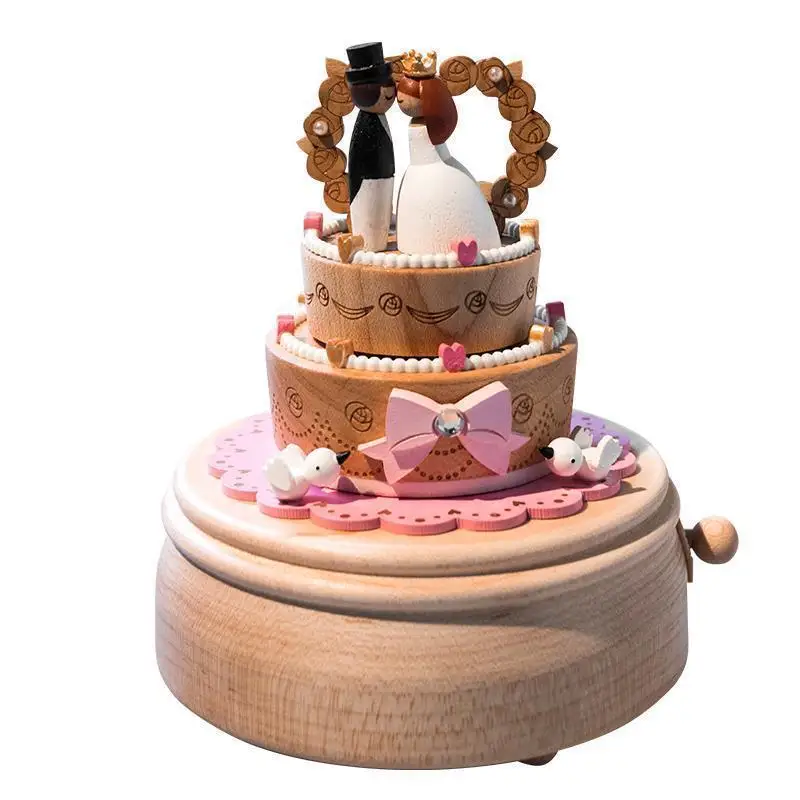 

Musically Typewriter Carrusel Muziek Musicale Musical Madera Note Wood caja De Musica Boite A Musique Carousel Music Box