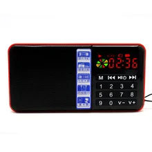 Hi-RiCE SD-111 портативный fm-радио USB TF карта Mp3 плеер цифровой динамик Redner для отдыха пожилых людей Прогулки Танцы