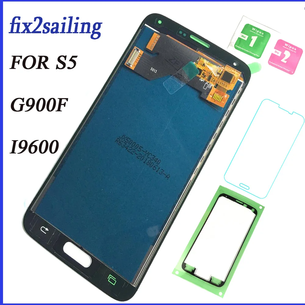 Super LCD Display For Samsung Galaxy S5 display i9600 g900f lcd S5 Screen Replacement Tested Lcd