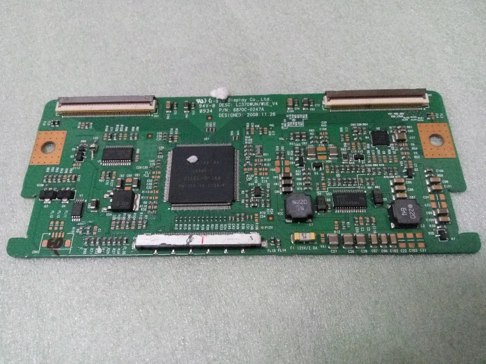 기존 로직 보드 lc370wun 6870c-0247a T-CON 연결 보드와 연결