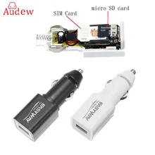 Mini Real Time Car GPS Locator Tracker Support GSM GPRS SD Card Phone USB Car Charger Tracking Device Locator White Black