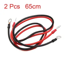 Uxcell 2 шт. 52 см 62 см 65 см длина 6 мм Диаметр отверстия инвертор для аккумулятора кабель для передачи электроэнергии для автомобиля Uxcell 2 шт. 52 см 62 см 65 см длина 6 мм Диаметр отверстия инвертор для аккумулятора кабель для передачи электроэнергии для автомобиля