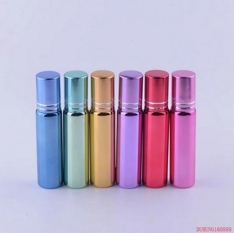 Wholesale 500pcs/lot 10 ml glass roll on bottle for perfumes essential
