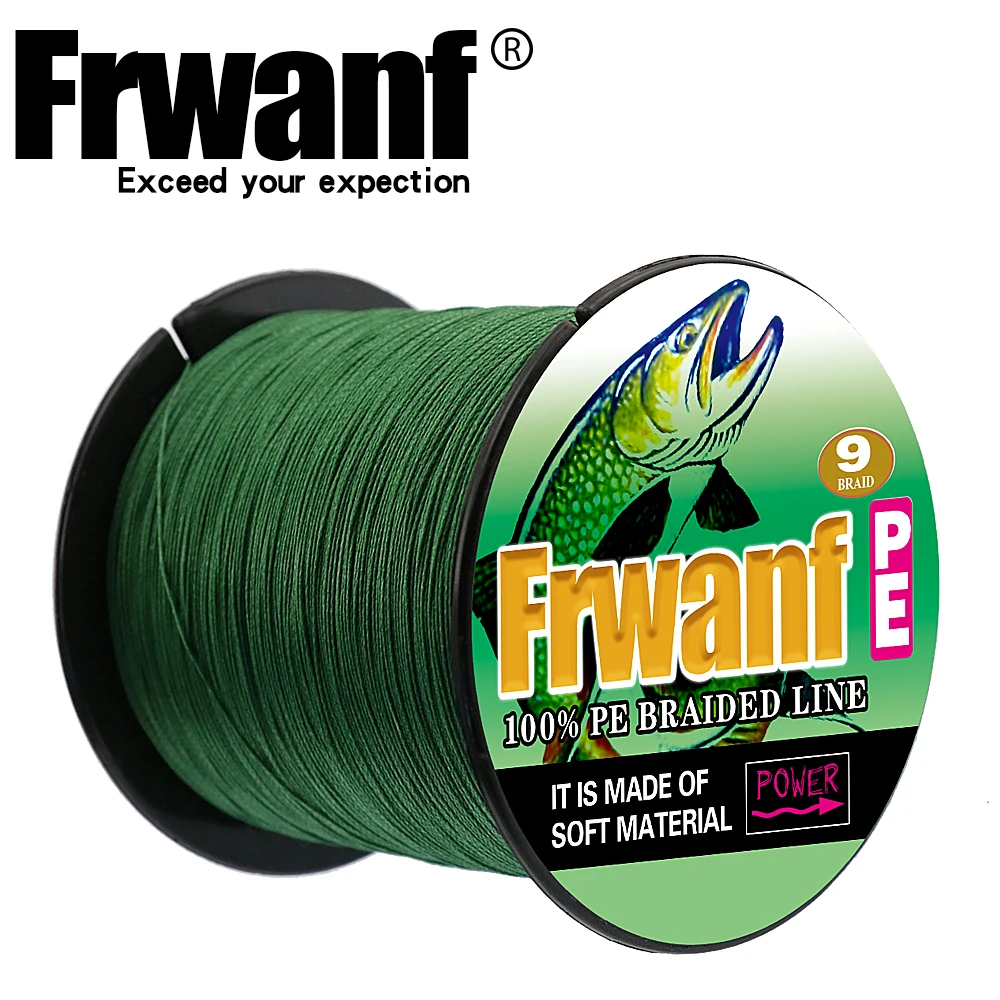 Леска рыболовная плетеная из ПЭ 9 нитей 15 300 lb|carp fishing line|fishing linebraided line |