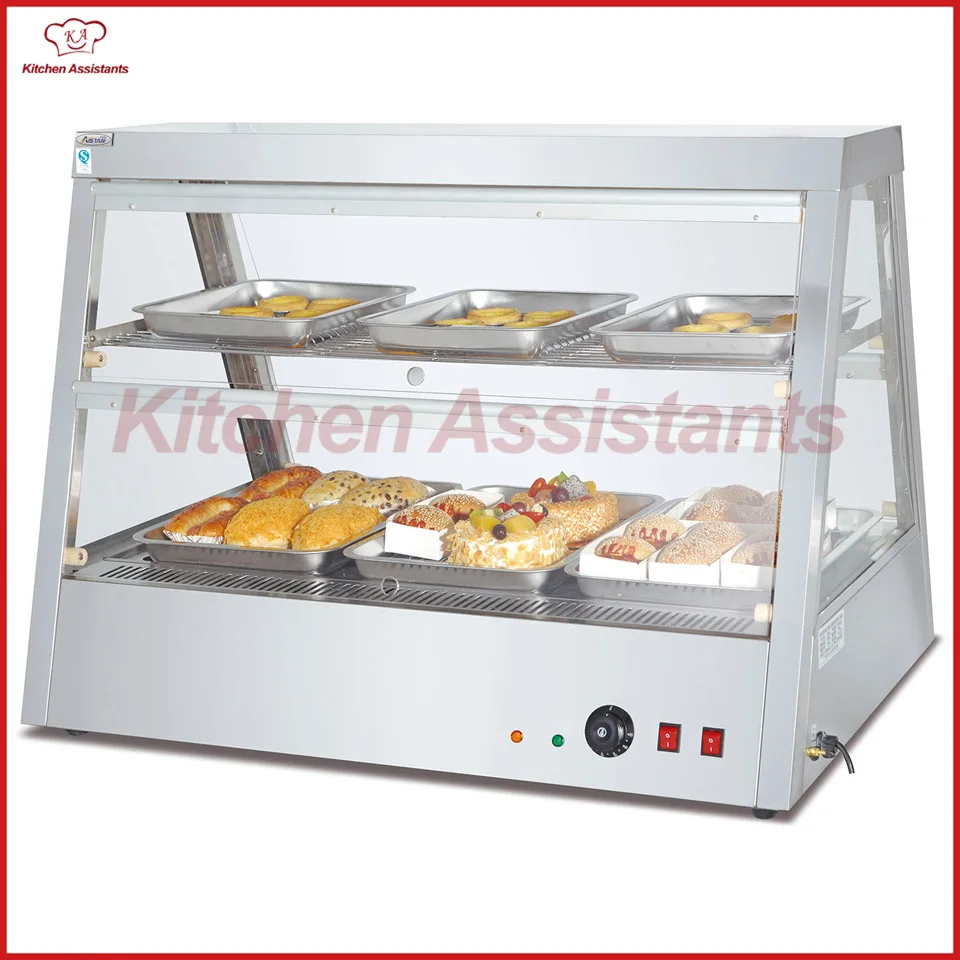 

DH2x3 commercial electric desktop snack bread display showcase