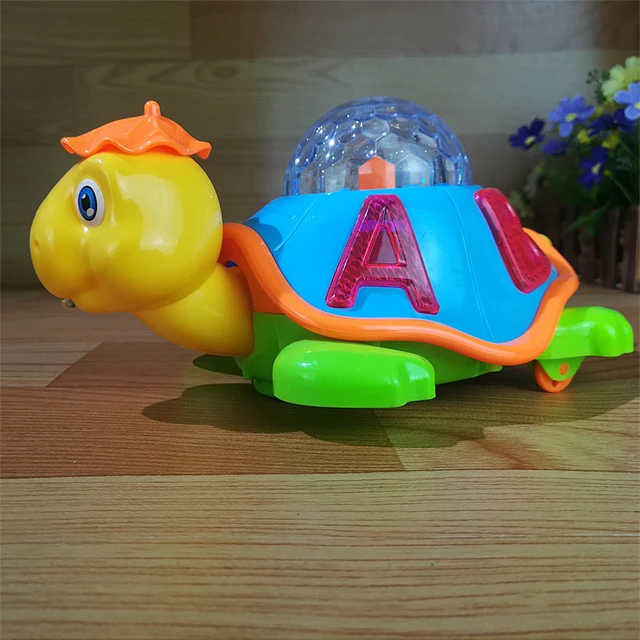 Baby Toy Cartoon LED Light Music Universal Electric Flash 3D Lights Children's Sports Toy Crawl Turtle Perfect Birthday Gifts 4