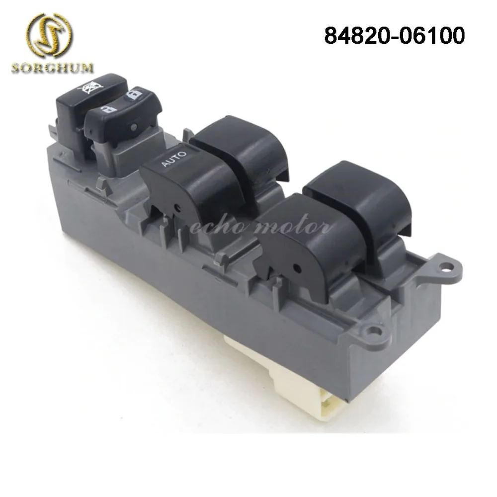 Новая кнопка переключения на левое окно 84820 06100 для Toyota RAV4 Camry Corolla Auris Urban Cruiser 06130