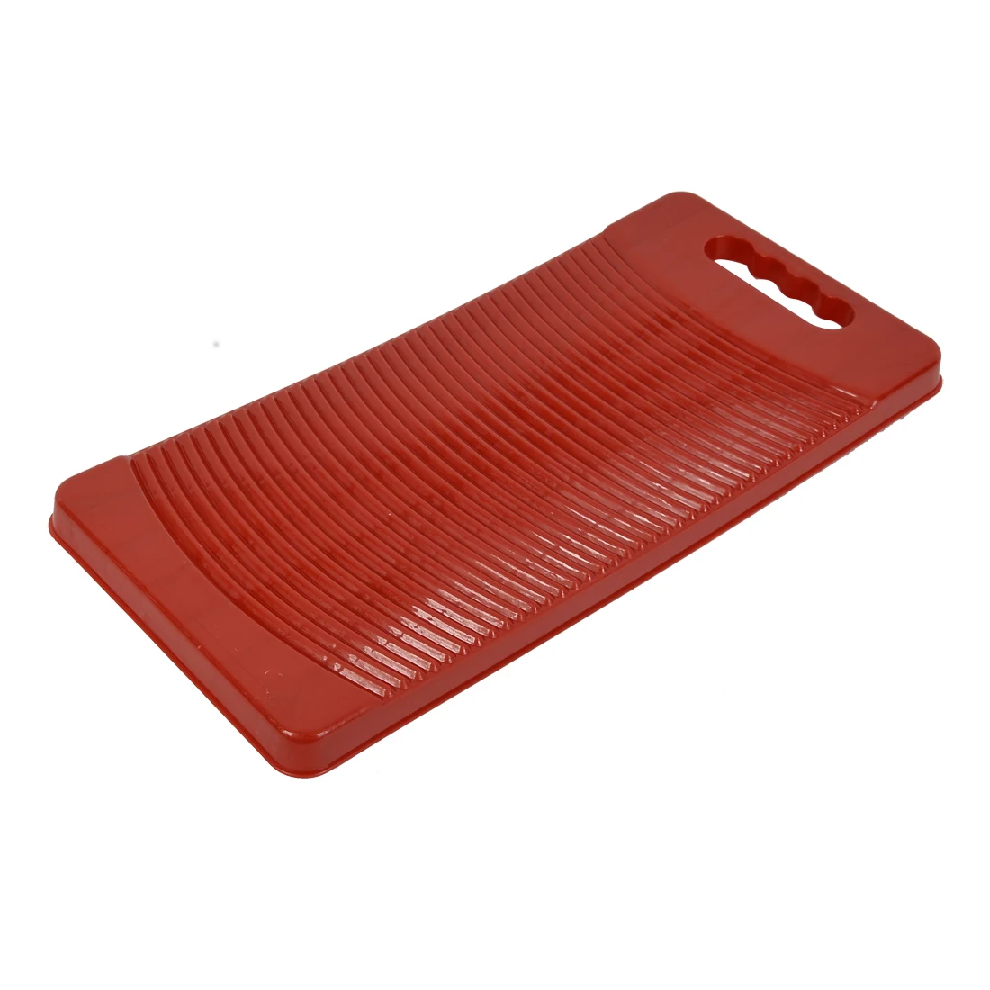 UXCELL Home Plastic Rectangle Washboard Clothes Washing Board Red 49Cm