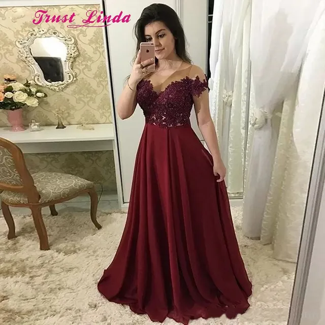 maroon wedding dresses with sleeves
