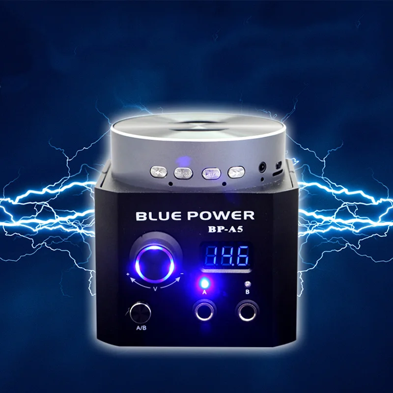 Многофункциональный синий блок питания для татуировки 3A питание с Bluetooth