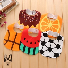 

Watermelon Waterproof bibs fabric bib Baby saliva towel bavaglini babero slabbers sjaal baby bib cotton babete bavaglino babador