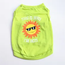 Одежда для собак без рукавов мягкая летняя одежда для собак пальто жилет одежда для домашних животных для кошки Футболка Щенок Ropa Para Perros E