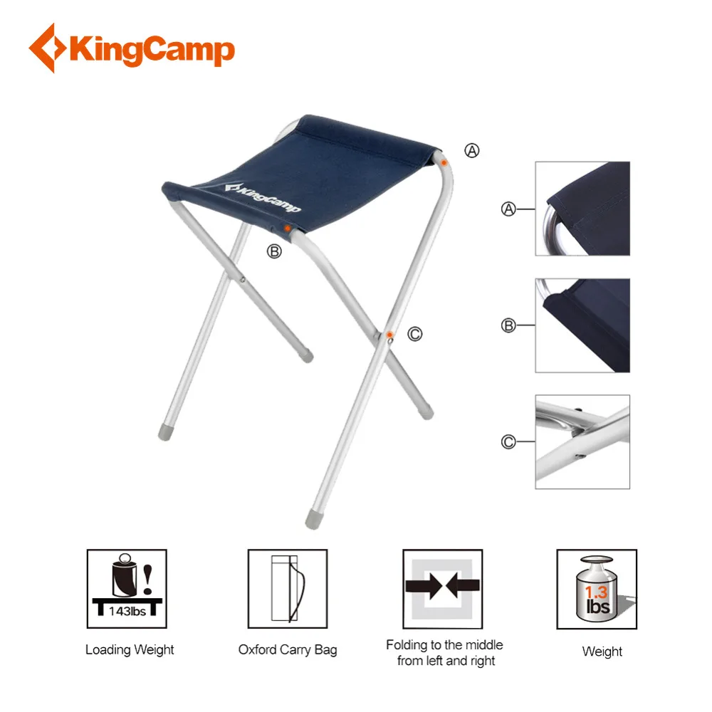 Kingcamp كرسي بلا ظهر قابل للطي الصيد مقعد المحمولة التخييم الألومنيوم الخفيف الصيد كرسي ل في الهواء الطلق التخييم الصيد نزهة شواء Kingcamp كرسي بلا ظهر قابل للطي الصيد مقعد المحمولة التخييم الألومنيوم الخفيف الصيد كرسي ل في الهواء الطلق التخييم الصيد نزهة شواء