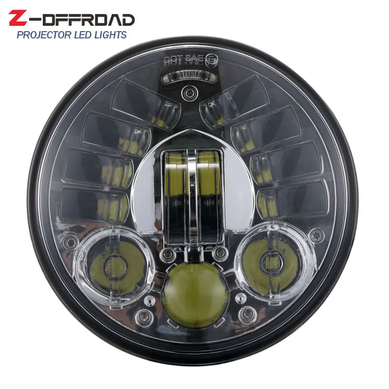 New Round 5.75inch 5 3/4" LED Motorcycle Headlight Replacement