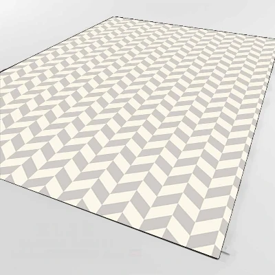Серый Белый аутентичная коробка геометрический 3d узор печать Нескользящая микрофибра Гостиная декоративный современный моющийся коврик
