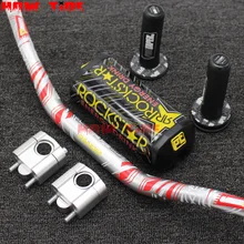 Мотоцикл Мотокросс 1 1/" 28 мм черный руль Жир Бар Ручка трубы для KTM CRF YZF WRF RM KXF питбайк внедорожный эндуро