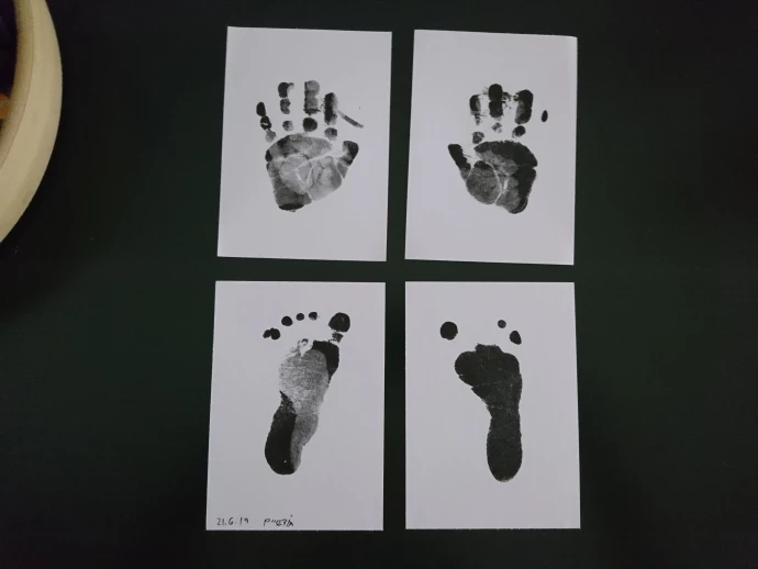 תמונה למזכרת של טביעת כף היד והרגל - קלי קלות - המומלצים
