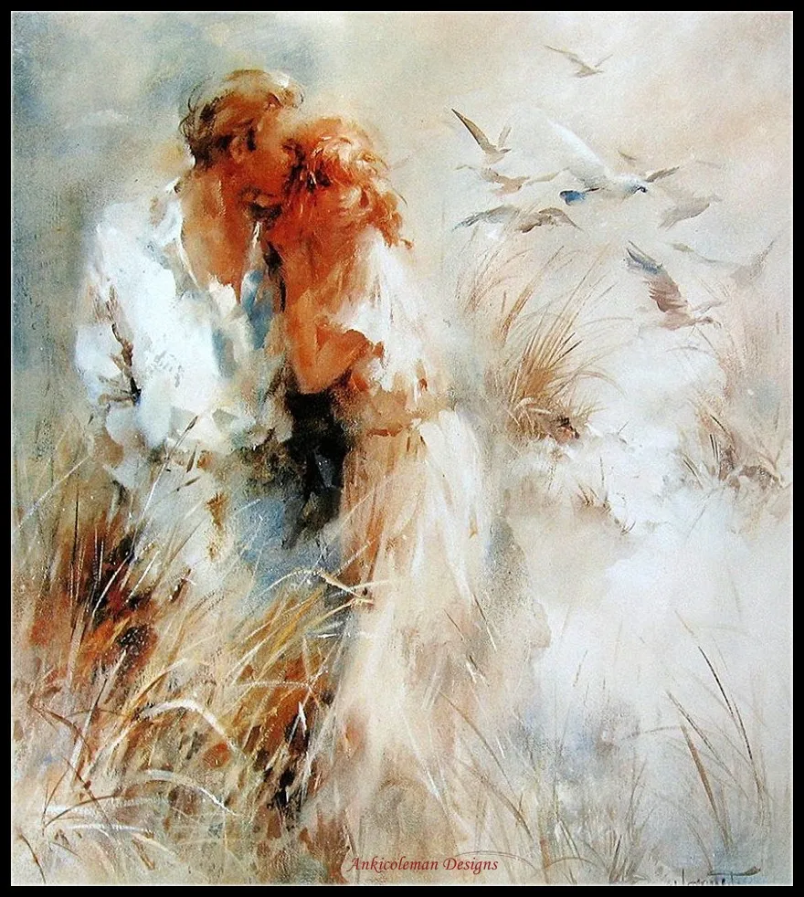 Online Stickerei Gezählt Kreuz Stich Kits Hand Handwerk 14 ct Medium Größe DIY Kunst Handgemachte Decor Weiß Träume Sammlung