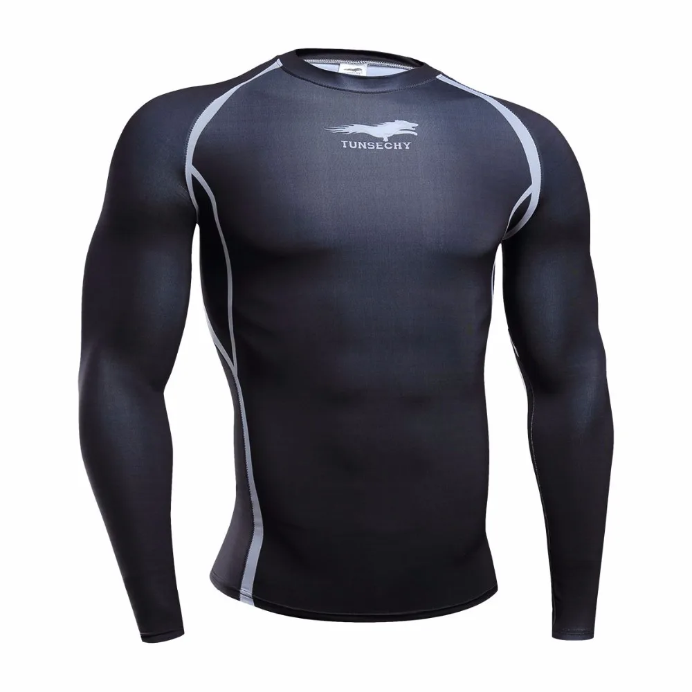 2017 Mens mewest Shirts Bodybuilding Skin Tight Long Sleeves Jerseys