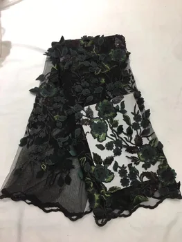 

Beautiful African Lace Fabric Swiss Voile With Beaded Swiss Cotton Lace High Quality White 3D Lace Fabrics For Wedding A752