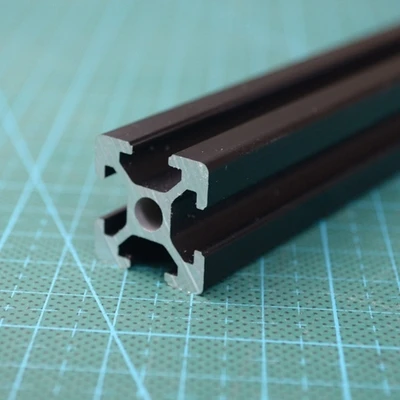 

255mm 2020 Black Al profiles for HyperCube Evolution. 2pcs/lot.
