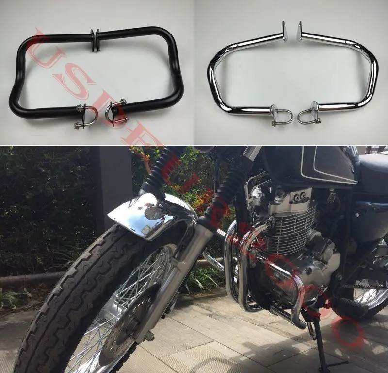 

Highway Engine Guard Crash Protect bars for Honda CB400SS all years Chrome/Black