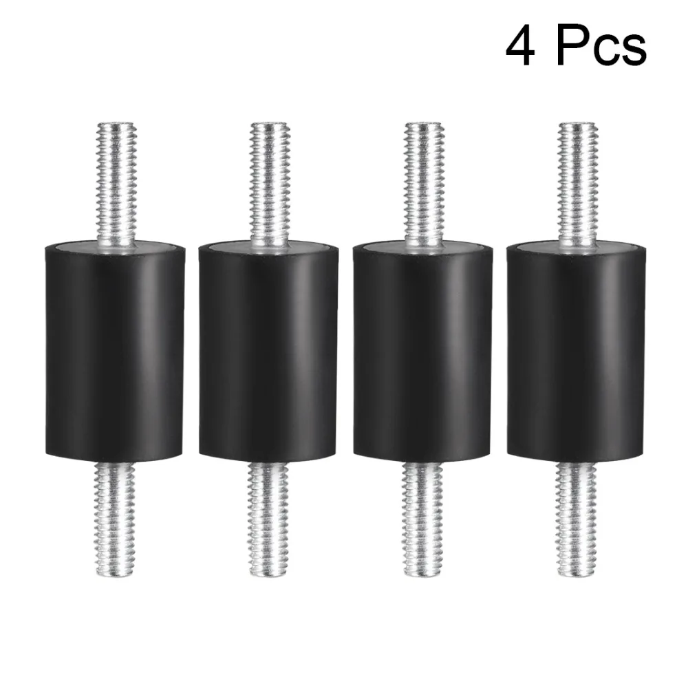 

UXCEL 4PCS Female Rubber Mounts Vibration Isolators Replaces Anti Vibration Pads Flat Silentblock Base Block 9 Sizes Dowels