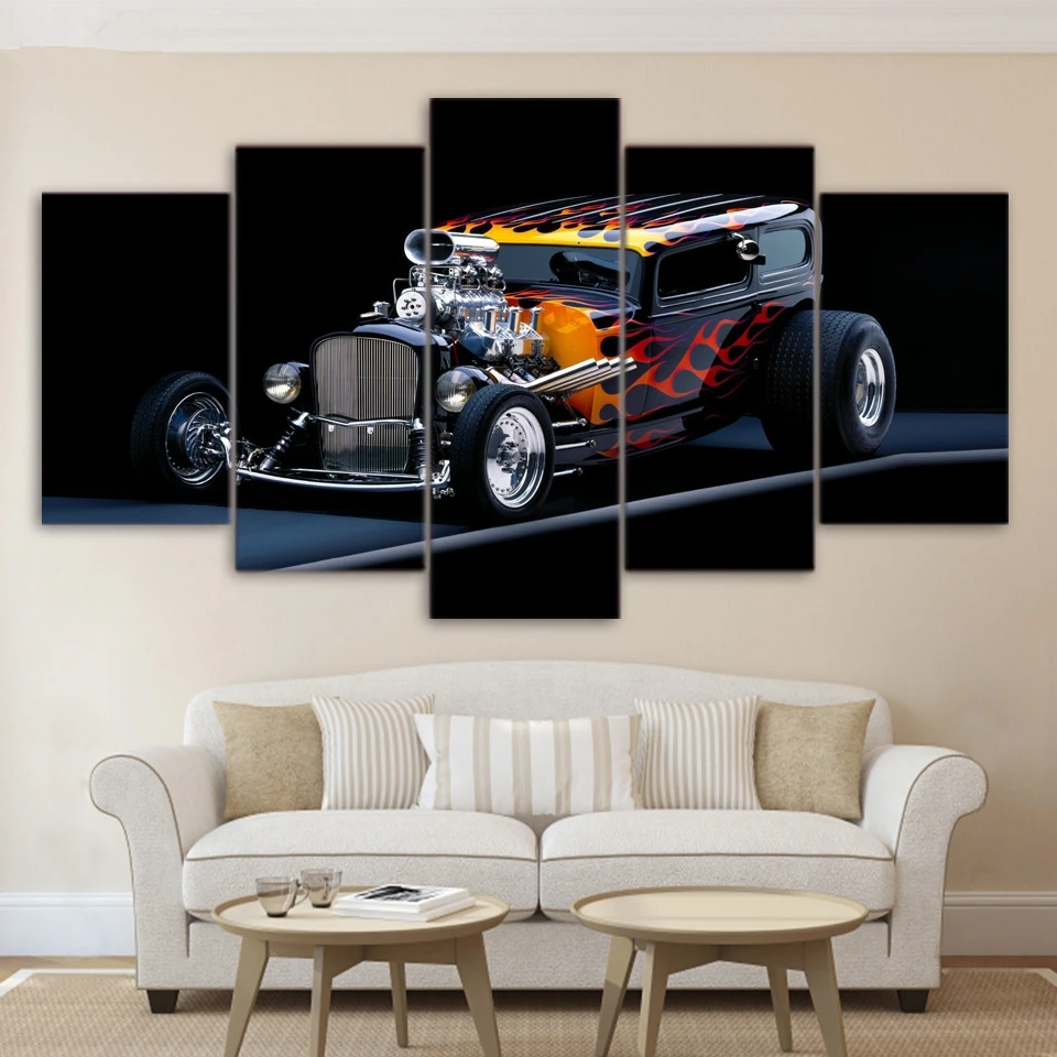 

Canvas Painting spain fc barcelona sports football 5 Pieces Wall Art Painting Wallpapers Poster Print Home Decor