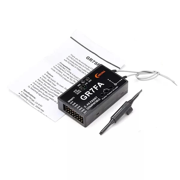 

CORONA GR7FA 7CH S.BUS Receiver With Gyro Compatible Futaba FASST Transmitter