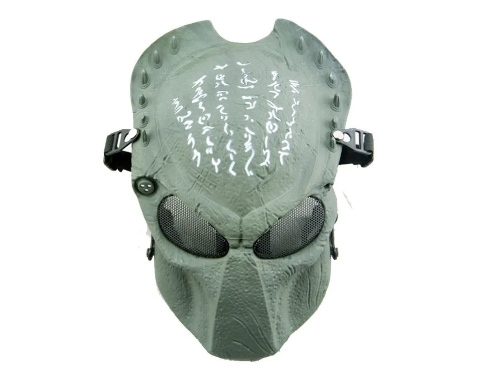 Tactical Punisher Skull Full Face Metal Mesh Mask Airsoft Paintball