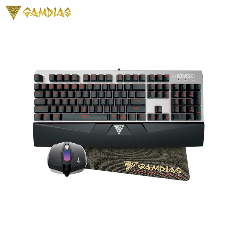 

Комплект клавиатура и мышь Gamdias HERMESE1+DEMETER E2+NYX E1