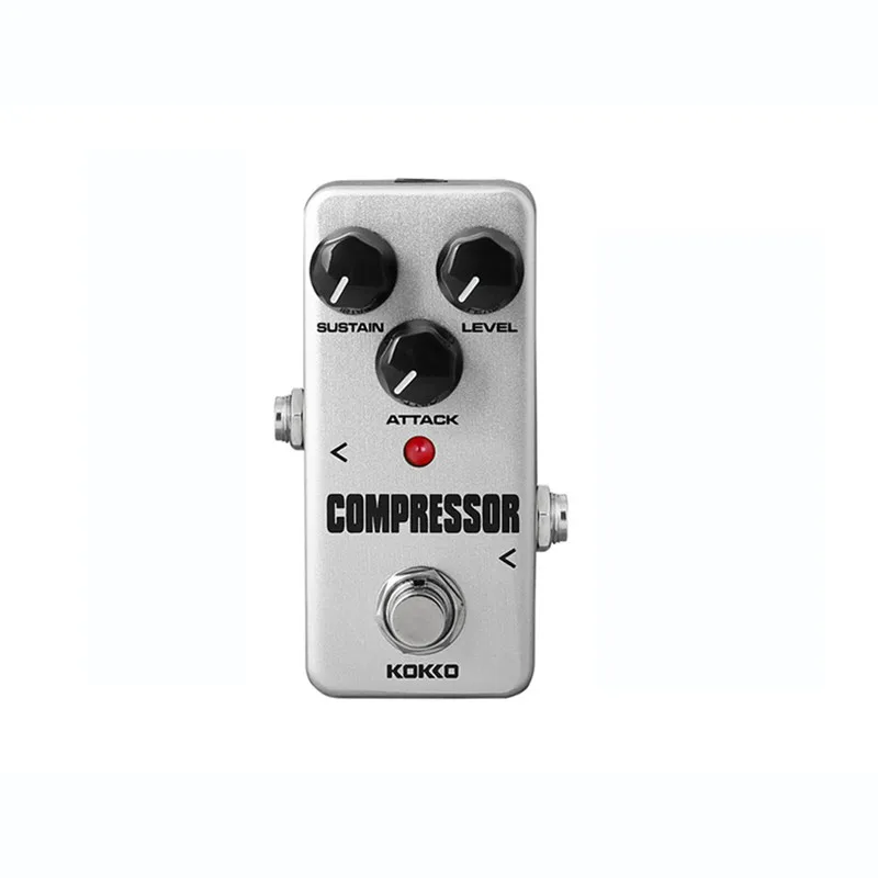 KOKKO FCP2 Compressor Guitar Effects Mini Effect Pedal Sustain Attack Level Control Ture bypass | Спорт и развлечения