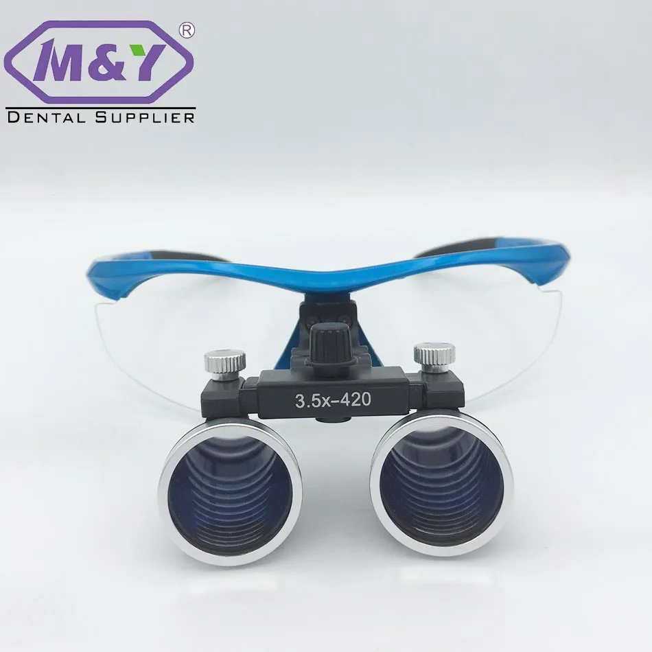 Dental 3.5 X R Surgical Binocular Loupes Magnifier Glasses Blue | Красота и здоровье